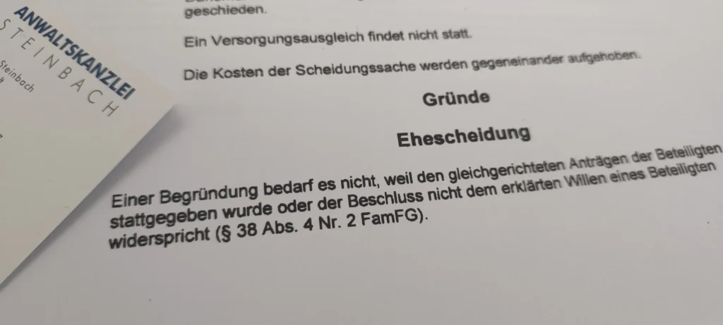begruendung scheidung